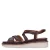 No Stress leren sandalen donkerbruin