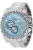 Invicta Bolt 69796 Herenhorloge – Quartz Uurwerk – Staal met Blauwe Wijzerplaat – 52 mm