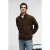 Sweatshirt met halve rits en relaxed fit