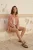Oversized gestreepte blouse met knopen