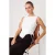 TRENDYOLMİLLA Dames Ecru Effen Driekwart mouw Getailleerd Blouses