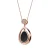 Orphelia ‘Alda’ Dames 925 Sterling Zilveren Ketting met Hanger – Roze ZH-7470