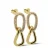 KARMA Jewelry gold plated oorbellen Eve