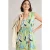 White Stuff Archer Jersey Maxi Dress Green Multi