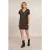 River Woods Sequin V-neck Dress Brown