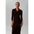 CALVIN KLEIN JEANS midi jurk zwart