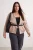 TRENDYOLMİLLA Dames Beige Effen Driekwart mouw Regular fit Grote maten Jassen