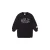 Alix Mini midi sweatjurk met logo – antraciet