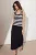 TRENDYOLMİLLA Dames Zwart Gestreept Maxi Mouwloos Casual A-lijn Jurken