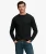 Classic Slub Waffle Top Dark Grey