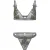 Glamorous Dames-string met doorschijnende stof (Groen)