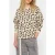 10DAYS Raw Edge Sweater Leopard Oyster