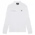 Lyle & Scott wit gecoordineerd logo-poloshirt met lange mouwen