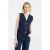 Cup of Joe Denim denim gilet dark blue denim