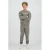 Raizzed sweater met backprint grijs