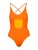 Kalaia Badpak ‘Pocket Reversible Orange Swimsuit’  oranje
