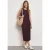Street One Dames Midijurk van kant met ronde hals in Rood
