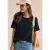 Cecil Dames Basic geribd Shirt in Groen