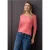 Basic shirt met ronde hals