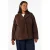 Zizzi teddy jas Plus Size – donkerbruin