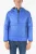 gewatteerde PACK-IT anorak met capuchon in blauw