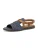 Tamaris Sandaal  blauw denim / cognac