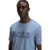 Boss Heren Gestreept Logo Regular T-shirt (Blauw)