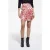The Kooples Short Skirt With Small Pocket Detail Side Slot Red / White