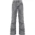 I Saw It First Rechte jeans met ruches voor dames (Zwart)