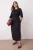 Trendyol Curve Dames Zwart Effen Maxi Kort Casual Recht Grote maten Jurk
