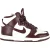 Nike Dunk High Burgundy Crush Sneakers in Bordeaux Leer