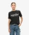 Superdry Vrouwen Metallic Venue T-shirt met Relaxte Pasvorm Zwart