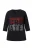 Ulla Popken Shirt  rood / zwart