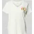 milano italy T-shirt met motiefprint en V-hals