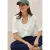 Cecil Dames Overhemdblouse met structuur in Wit