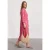 Maxi-jurk met overhemdkraag en print