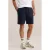 WE Fashion relaxed fit sweatshort – donkerblauw