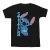 Disney Heren Lilo en Stitch Posing T-shirt (Zwart)