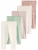 Next Leggings  pastelgroen / rosa / oudroze / wit