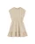 WE Fashion Jurk  beige / wit