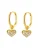 Hey Happiness Oorbellen ‘Heart Whisper’  goud