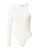 Urban Classics – Organic Stretch Asymmetric Bodysuit – XS – Ivoorkleurig