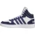 Adidas Heren hoops 3.0 ecologisch leren mid cut trainers