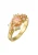 ELLI PREMIUM Ring  goud / oranje / wit