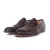 Santoni bruine alligatorleren penny loafers