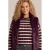 Exxcellent Plus Size gilet – donkerrood