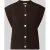 FREE/QUENT Mouwloos vest van wol met knoopsluiting