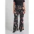 YOEK Lovers Collection straight regular waist gebloemde broek multi