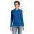 SOLS Dames/dames Perfecte Lange Mouw Pique Polo Shirt (Koningsblauw)