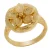 Orphelia Dames 925 Sterling Zilveren Ring – Goud ZR-6029/1